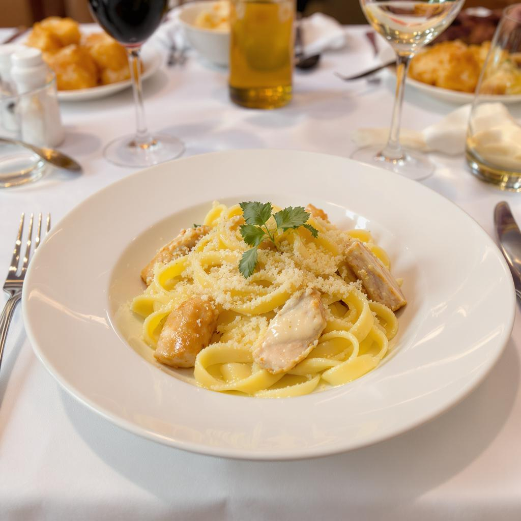 Fettuccine alfredo